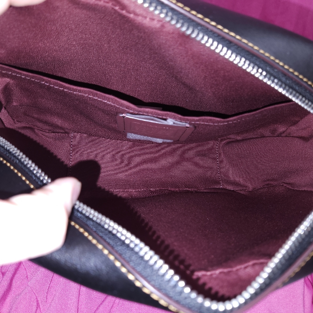 Coach Tan and Black Leopard Crossbody - Picture 7 of 7